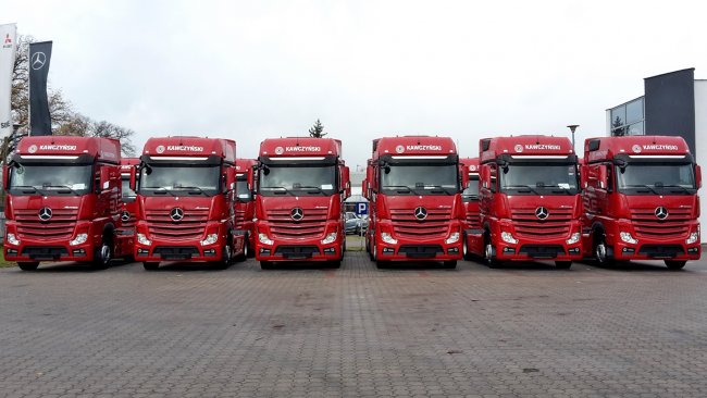 Actros zasila flotę KAWCZYŃSKI Logistics