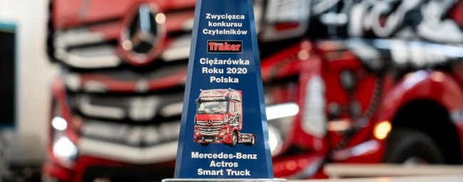 Nowy Actros zwycięzcą plebiscytu na ciężarówkę roku 2020