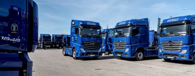 Mega flota Actrosów 1848 LS w służbie firmy LUKMAZ/AGMAZ/Imperia