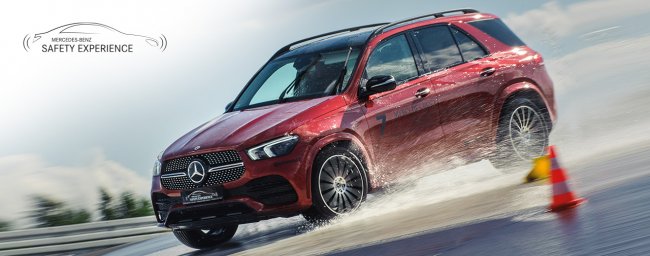 Szkolenie z bezpiecznej jazdy Mercedes-Benz Safety Experience 2021