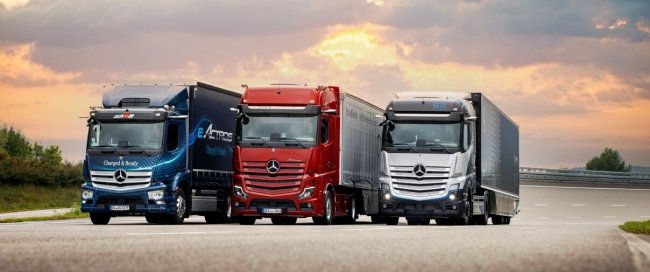 Zeroemisyjny transport drogowy od Mercedes-Benz.