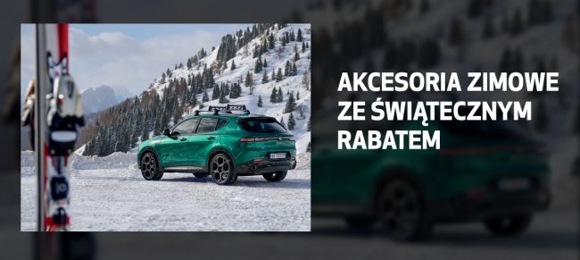Akcesoria zimowe Alfa Romeo ze świątecznym rabatem. Doposaż swój samochód!