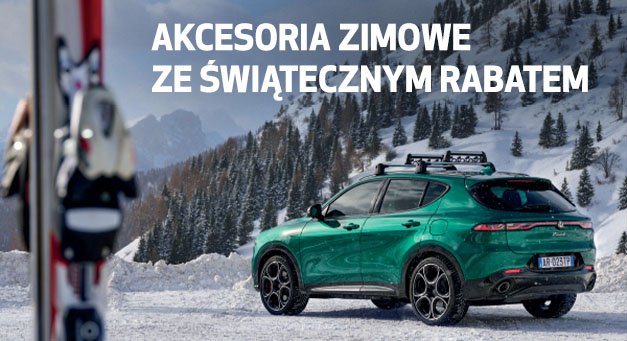 Akcesoria zimowe Alfa Romeo ze świątecznym rabatem. Doposaż swój samochód!