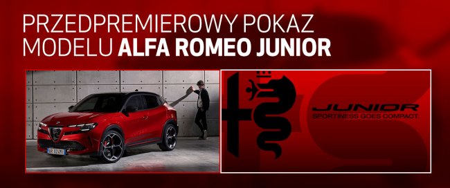 Przedpremierowy pokaz modelu Alfa Romeo Junior – już wkrótce w naszych salonach!