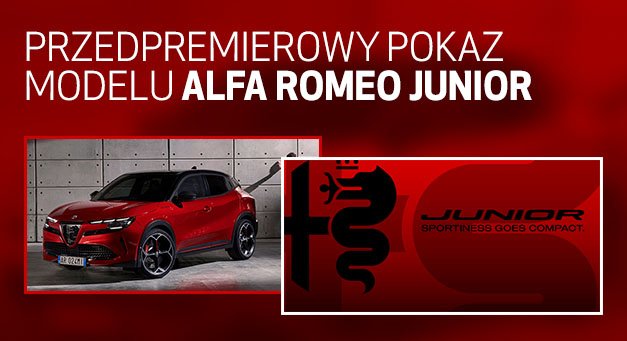 Przedpremierowy pokaz modelu Alfa Romeo Junior – już wkrótce w naszych salonach!
