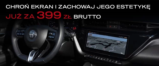 Usługa w serwisach Alfa Romeo. Zabezpieczenie ekranów folią ochronną PPF!