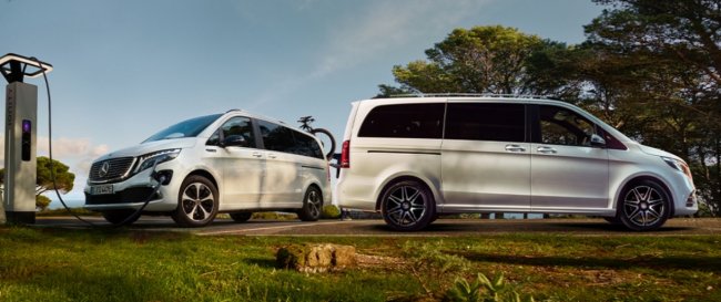 Odkryj wyjątkową ofertę. Elektryczny EQV lub Klasa V już na Ciebie czekają.