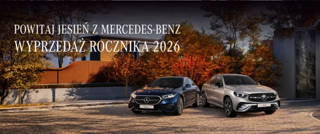 Mercedes-Benz – WYPRZEDAŻ ROCZNIKA 2026 ruszyła! Atrakcyjne raty i leasing już od 101%