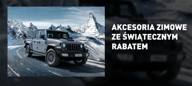 Akcesoria zimowe Jeep ze świątecznym rabatem. Więcej możliwości dla Twojego samochodu!