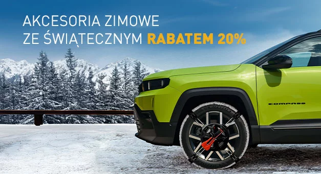 Doposaż swojego Jeepa w akcesoria zimowe  ze świątecznym rabatem!