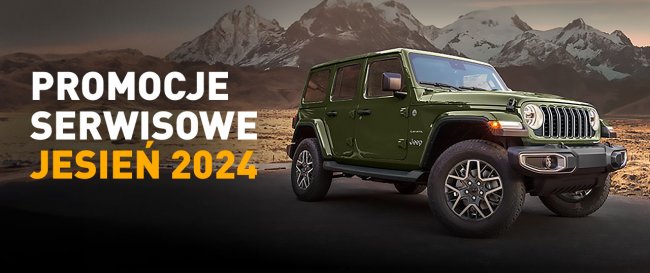 Katalog Promocji Serwisowych dla Twojego Jeepa. JESIEŃ 2024