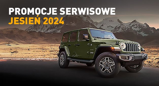 Katalog Promocji Serwisowych dla Twojego Jeepa. JESIEŃ 2024