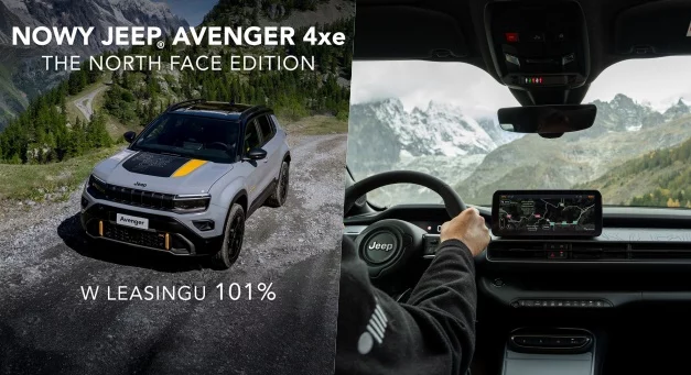 Jeep Avenger 4xe The North Face Edition. Wyjątkowy SUV w specjalnej ofercie