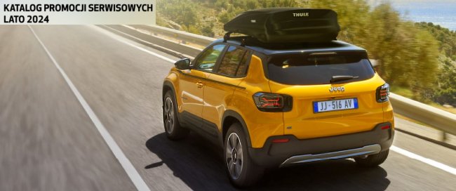 Promocje serwisowe dla Twojego Jeepa. LATO 2024