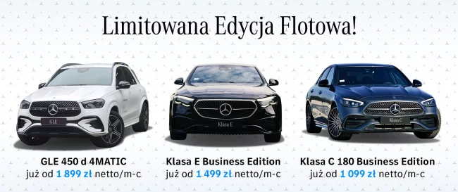 Super oferta flotowa Mercedes-Benz, która napędzi Twoją firmę!
