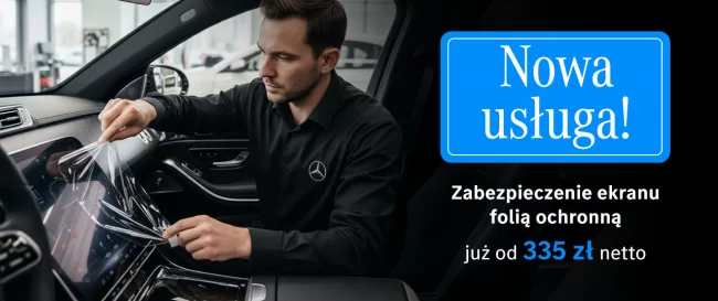 Nowa usługa w naszych serwisach! Zabezpieczenie ekranów i wyświetlaczy samochodów folią ochronną.