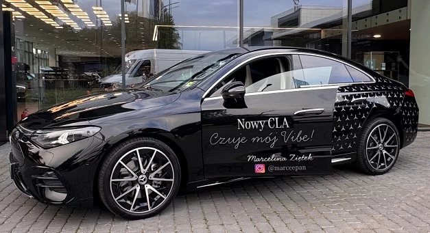 "Nowy CLA #CzujeMójVibe! " - Marcelina Ziętek