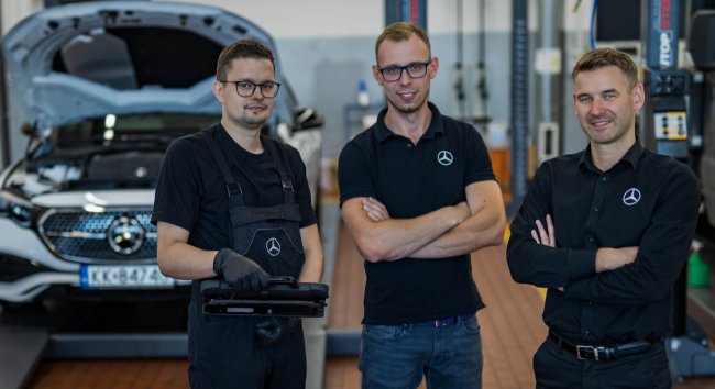 Jak dbać o kilkuletniego Mercedesa? Eksperci serwisu doradzają.