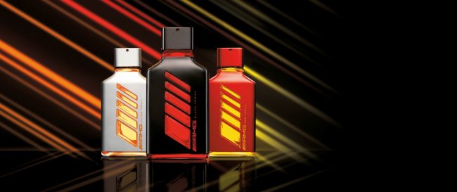 Nowa trylogia perfum THRILL - sygnowana logo AMG.