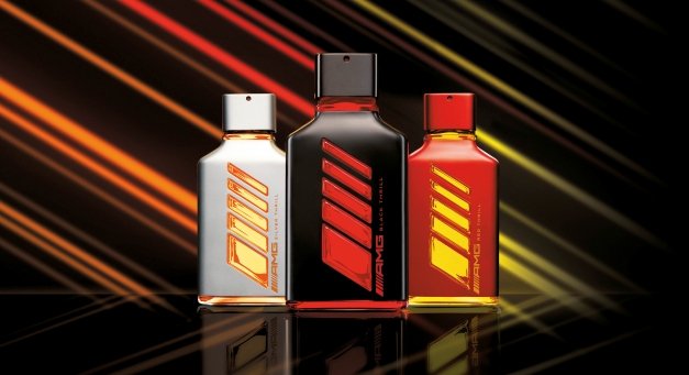 Nowa trylogia perfum THRILL - sygnowana logo AMG.
