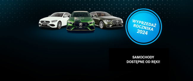 Wyprzedaż rocznika 2024 Mercedes-Benz ruszyła!