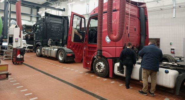 Kontrola używanego pojazdu ciężarowego