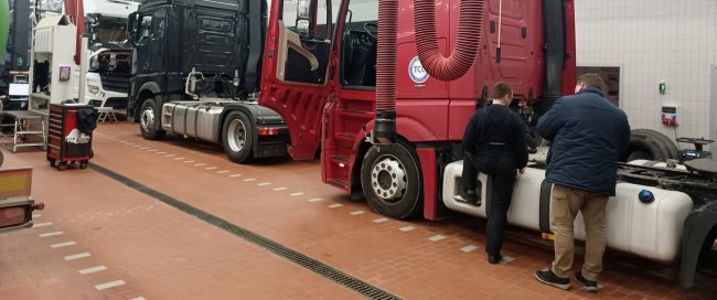 Kontrola używanego pojazdu ciężarowego