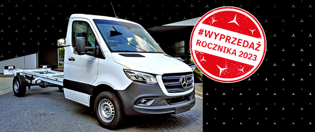 Wyprzedaż rocznika 2023: Mercedes-Benz Sprinter w wyjątkowych cenach!