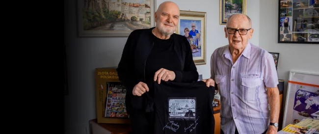 Dwie legendy - jedno wyjątkowe spotkanie Andrzeja Mleczki i Sobiesława Zasady.