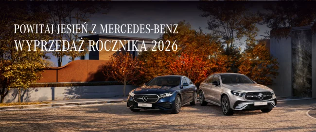 Mercedes-Benz – WYPRZEDAŻ ROCZNIKA 2026 ruszyła! Atrakcyjne raty i leasing już od 101%
