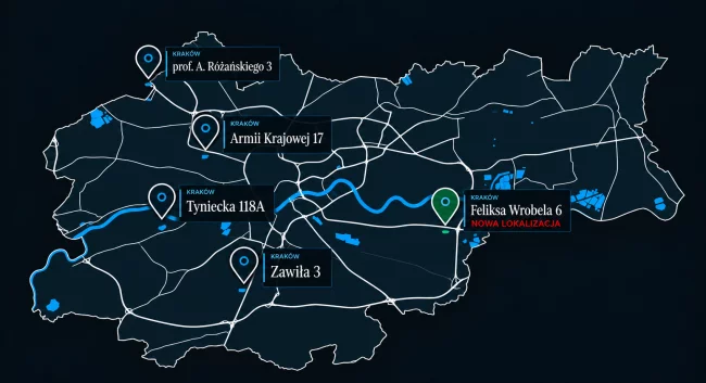 Mercedes-Benz w całym Krakowie! 5 lokalizacji Sobiesław Zasada Automotive – zawsze blisko Ciebie.