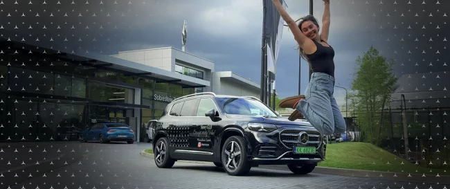 Elektryzujący duet: Marcelina Ziętek ambasadorką nowego w pełni elektrycznego GLB w Sobiesław Zasada Automotive!