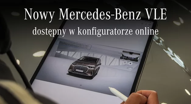 Mercedes-Benz VLE konfigurator: jak skonfigurować nowego elektrycznego vana i ile kosztuje?