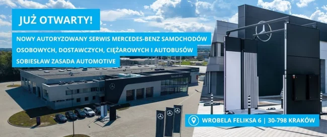 W Krakowie powstał nowy serwis Mercedes-Benz – wysoce zaawansowany technologicznie obiekt.