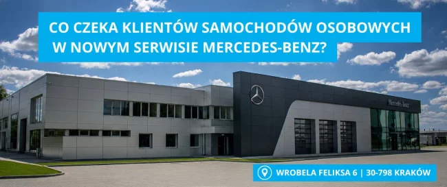 Więcej komfortu i krótszy czas obsługi. Co czeka klientów samochodów osobowych w nowym serwisie Mercedes-Benz?