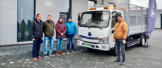 Sobiesław Zasada Automotive wydaje pierwszy w pełni elektryczny FOTON eAumark  dla "Stare Miasto-Park" Sp. z o.o.