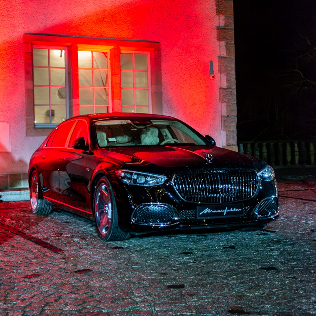 na zdjęciu widzisz model Mercedes-Maybach Klasa S podczas eventu Maybach Evening w Krakowie