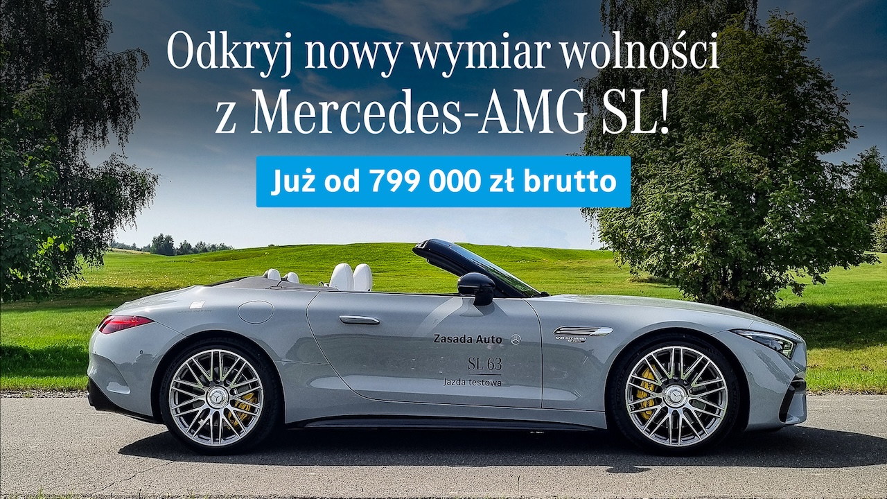 Mercedes-AMG SL od 799 000 zł brutto!
